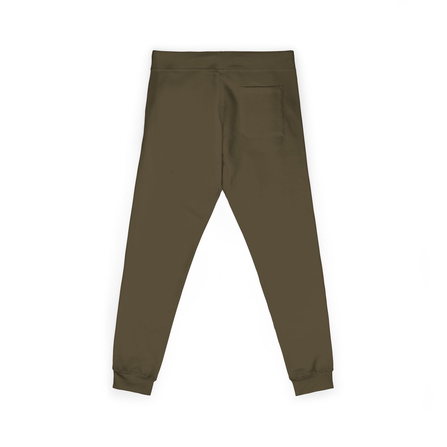 Embroidered Olive Jogger Sweatpants — Vintage Badge Cozy Loungewear